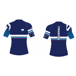 Maillot Cycle THINK - Racing : coupe proche du corps